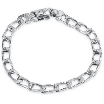 Pompeii3 Men's Link 14k Gold (23gram) Or Platinum (37gram) 6.5mm Bracelet 8" In Multi