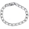 Shop Pompeii3 Men's Link 14k Gold (23gram) Or Platinum (37gram) 6.5mm Bracelet 8" In Silver