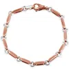 Pompeii3 Men's Link 14k Gold (26gram) Or Platinum (42gram) 4.5mm Bracelet 8.5" In Gold