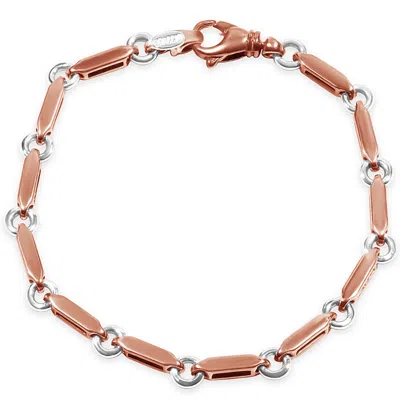 Pompeii3 Men's Link 14k Gold (26gram) Or Platinum (42gram) 4.5mm Bracelet 8.5"