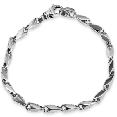 Pompeii3 Men's Link 14k Gold (26gram) Or Platinum (42gram) 4mm Bracelet 8" In Multi