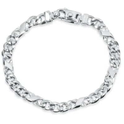 Pompeii3 Men's Link 14k Gold (26gram) Or Platinum (42gram) 7.5mm Bracelet 8.5" In Multi