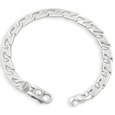 Pompeii3 Men's Link 14k Gold (26gram) Or Platinum (42gram) 7mm Bracelet 8.5" In Multi