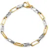 Pompeii3 Men's Link 14k Gold (27gram) Or Platinum (44gram) 6mm Bracelet 8.5" In Silver