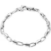 Pompeii3 Men's Link 14k Gold (28gram) Or Platinum (46gram) 5.5mm Bracelet 9.5" In Silver