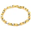 Pompeii3 Men's Link 14k Gold (32gram) Or Platinum (51gram) 6.5mm Bracelet 8.5" In Gold