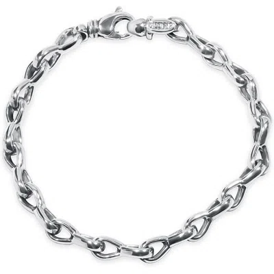 Pompeii3 Men's Link 14k Gold (35gram) Or Platinum (57gram) 7mm Bracelet 8.5" In Multi