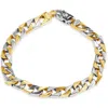 Pompeii3 Men's Link 14k Gold (36gram) Or Platinum (59gram) 7.5mm Bracelet 8.5" In Multi