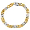 Pompeii3 Men's Link 14k Gold (37gram) Or Platinum (59gram) 8mm Bracelet 8.5" In Gold