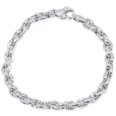 Pompeii3 Men's Link 14k Gold (38gram) Or Platinum (61gram) 6.5mm Bracelet 8.5" In Multi
