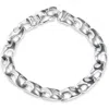 Pompeii3 Men's Link 14k Gold (44gram) Or Platinum (71gram) 10mm Bracelet 8.5" In Silver