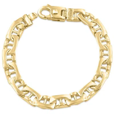 Pompeii3 Men's Link 14k Gold (44gram) Or Platinum (71gram) 8.5mm Link Bracelet 8.5" In Multi