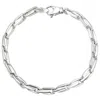 Pompeii3 Men's Link 14k Gold (45gram) Or Platinum (72gram) 5mm Bracelet 9" In Silver