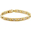 Pompeii3 Men's Link 14k Gold (45gram) Or Platinum (73gram) 7mm Bracelet 8.5" In Gold