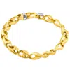 Pompeii3 Men's Link 14k Gold (45gram) Or Platinum (73gram) 8mm Bracelet 8.5" In Multi