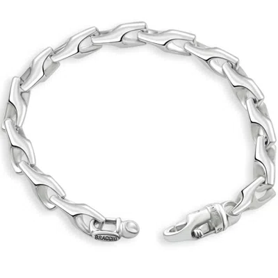 Pompeii3 Men's Link 14k Gold (45gram) Or Platinum (73gram) Bracelet 8.5" In Multi