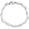 Pompeii3 Men's Link 14k Gold (47gram) Or Platinum (75gram) 5mm Bracelet 9" In Silver