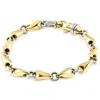 Pompeii3 Men's Link 14k Gold (47gram) Or Platinum (75gram) 8mm Bracelet 8.5" In Gold