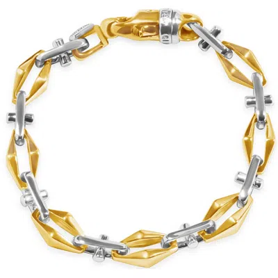Pompeii3 Men's Link 14k Gold (48gram) Or Platinum (77gram) 7-8.5mm Bracelet 9"