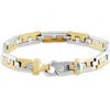 Pompeii3 Men's Link 14k Gold (48gram) Or Platinum (77gram) 7.5mm Bracelet 8.5" In Gold