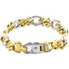 Pompeii3 Men's Link 14k Gold (48gram) Or Platinum (77gram) 9.5-11mm Bracelet 8.25" In Gold