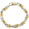 Pompeii3 Men's Link 14k Gold (48gram) Or Platinum (78gram) 6.5mm Bracelet 8.5" In Gold