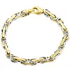 Pompeii3 Men's Link 14k Gold (49gram) Or Platinum (79gram) 9.5mm Bracelet 8.5" In Silver