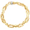 Pompeii3 Men's Link 14k Gold (49gram) Or Platinum (80gram) 9mm Bracelet 8.5" In Multi