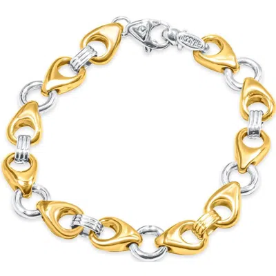 Pompeii3 Men's Link 14k Gold (51gram) Or Platinum (82gram) 11mm Bracelet 8.5" In Multi