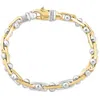Pompeii3 Men's Link 14k Gold (51gram) Or Platinum (82gram) 6.5mm Link Bracelet 8.5" In Multi