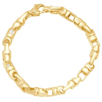 Pompeii3 Men's Link 14k Gold (53gram) Or Platinum (85gram) 7mm Bracelet 8.5"
