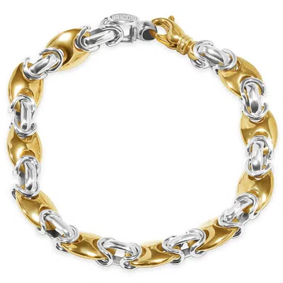 Pompeii3 Men's Link 14k Gold (56gram) Or Platinum (90gram) 9mm Bracelet 8.5"