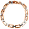 Pompeii3 Men's Link 14k Gold (57gram) Or Platinum (93gram) 8mm Bracelet 9" In Multi
