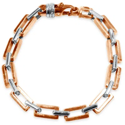 Pompeii3 Men's Link 14k Gold (57gram) Or Platinum (93gram) 8mm Bracelet 9" In Multi