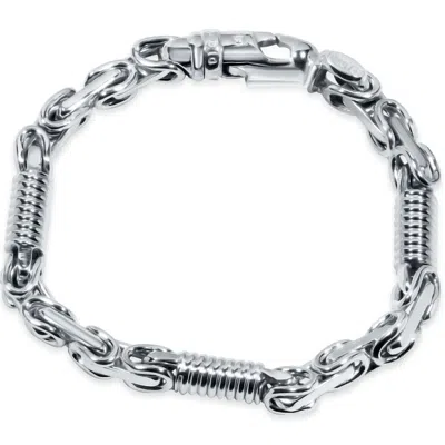 Pompeii3 Men's Link 14k Gold (60gram) Or Platinum (98gram) 7mm Bracelet 8.75" In Multi