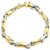 Pompeii3 Men's Link 14k Gold (61gram) Or Platinum (98gram) 8mm Bracelet 8.75" In Gold
