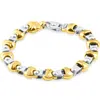 Pompeii3 Men's Link 14k Gold (66gram) Or Platinum (106gram) 11mm Bracelet 8.5" In Gold