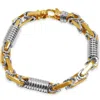 Pompeii3 Men's Link 14k Gold (72gram) Or Platinum (115gram) 7-9mm Bracelet 8.75" In Multi