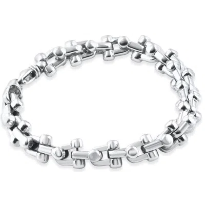 Pompeii3 Men's Link 14k Gold (76gram) Or Platinum (122gram) 10mm Bracelet 9" In Multi