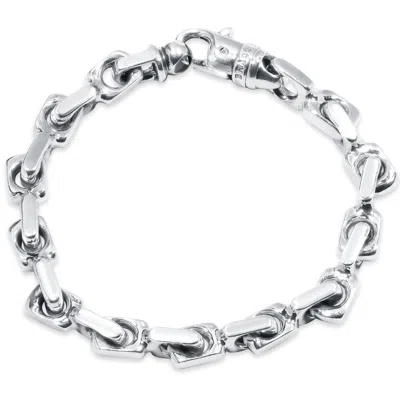 Pompeii3 Men's Link 14k Gold (84gram) Or Platinum (135gram) 8.5mm Bracelet 8.5" In Multi
