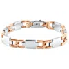 Pompeii3 Men's Link 14k Gold (89gram) Or Platinum (143gram) 9.5mm Bracelet 8.5" In Gold
