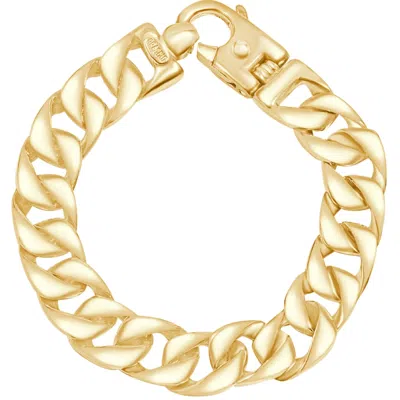 Pompeii3 Men's Link 14k Gold (95gram) Or Platinum (152gram) 13.5mm Bracelet 8.5" In Multi