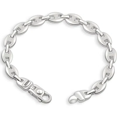 Pompeii3 Men's Marine 14k Gold (40gram) Or Platinum (75gram) 8.5mm Link Bracelet 8" In Multi
