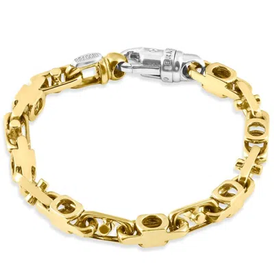 Pompeii3 Men's Marine 14k Gold (41gram) Or Platinum (66gram) 7mm Link Bracelet 8"