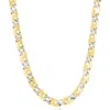 Pompeii3 Men's Marine 14k Gold (51gram) Or Platinum (95gram) 7mm Link Chain Necklace 20" In Silver