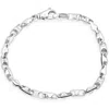 Pompeii3 Men's Marine Designed 14k Gold (14g) Or Platinum (26g) 4mm Link Bracelet 8.5" In Multi