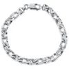 Pompeii3 Men's Marine Link 14k Gold (31gram) Or Platinum (51gram) 7mm Bracelet 8.5" In Silver