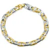 Pompeii3 Men's Marine Link 14k Gold (32gram) Or Platinum (52gram) 7.5mm Bracelet 8" In Silver