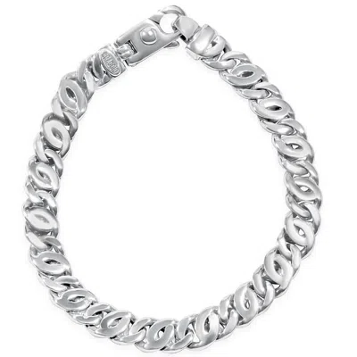 Pompeii3 Men's Marine Link 14k Gold (32gram) Or Platinum (52gram) 8.5mm Bracelet 8.25" In Metallic