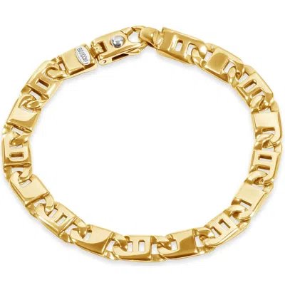 Pompeii3 Men's Marine Link 14k Gold (37gram) Or Platinum (60gram) 8.5mm Bracelet 8.5"